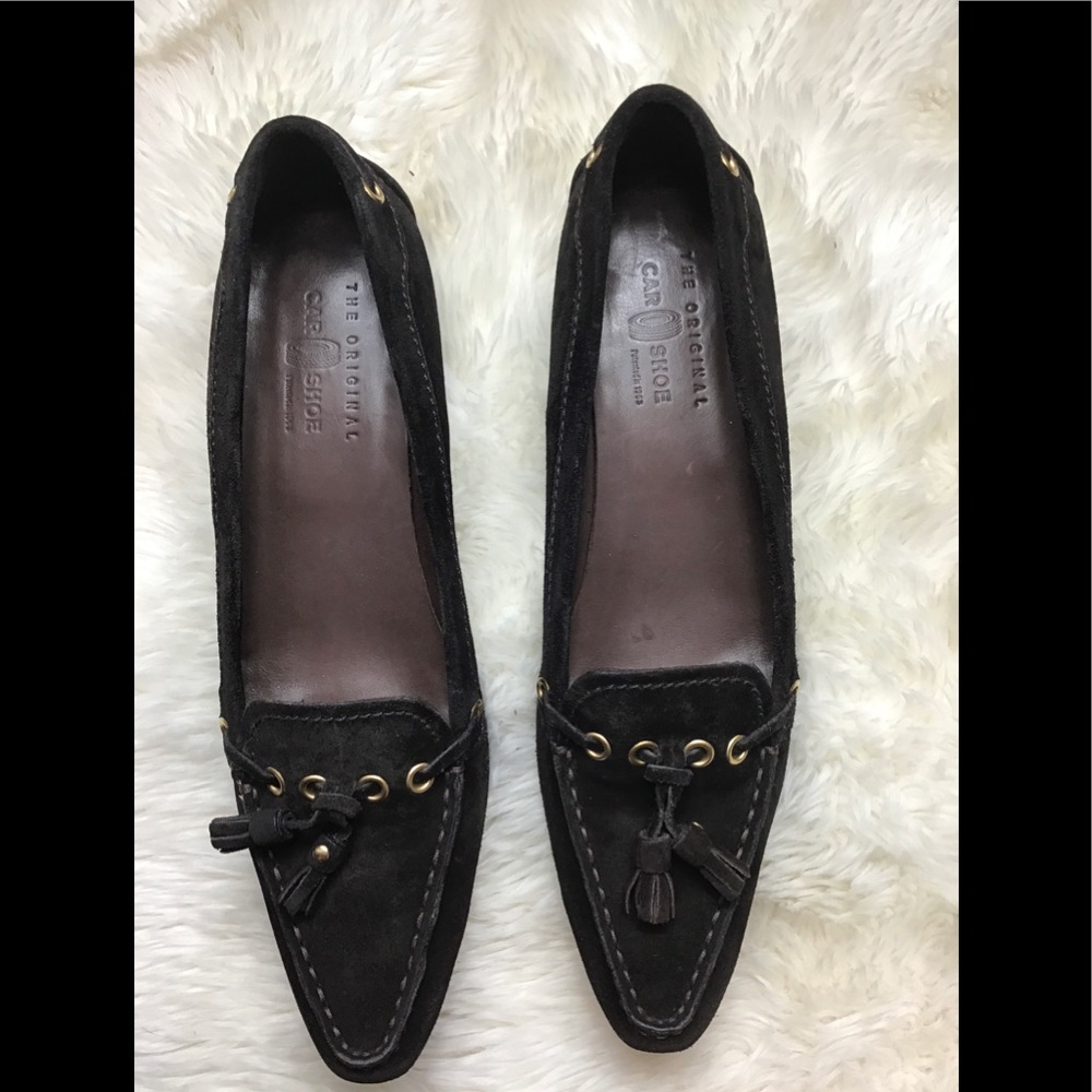 The original car shoe by Prada brown shoe 9.5